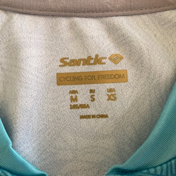 SANTIC Women’s Cycling jersey blue XS - Picture 9 of 9